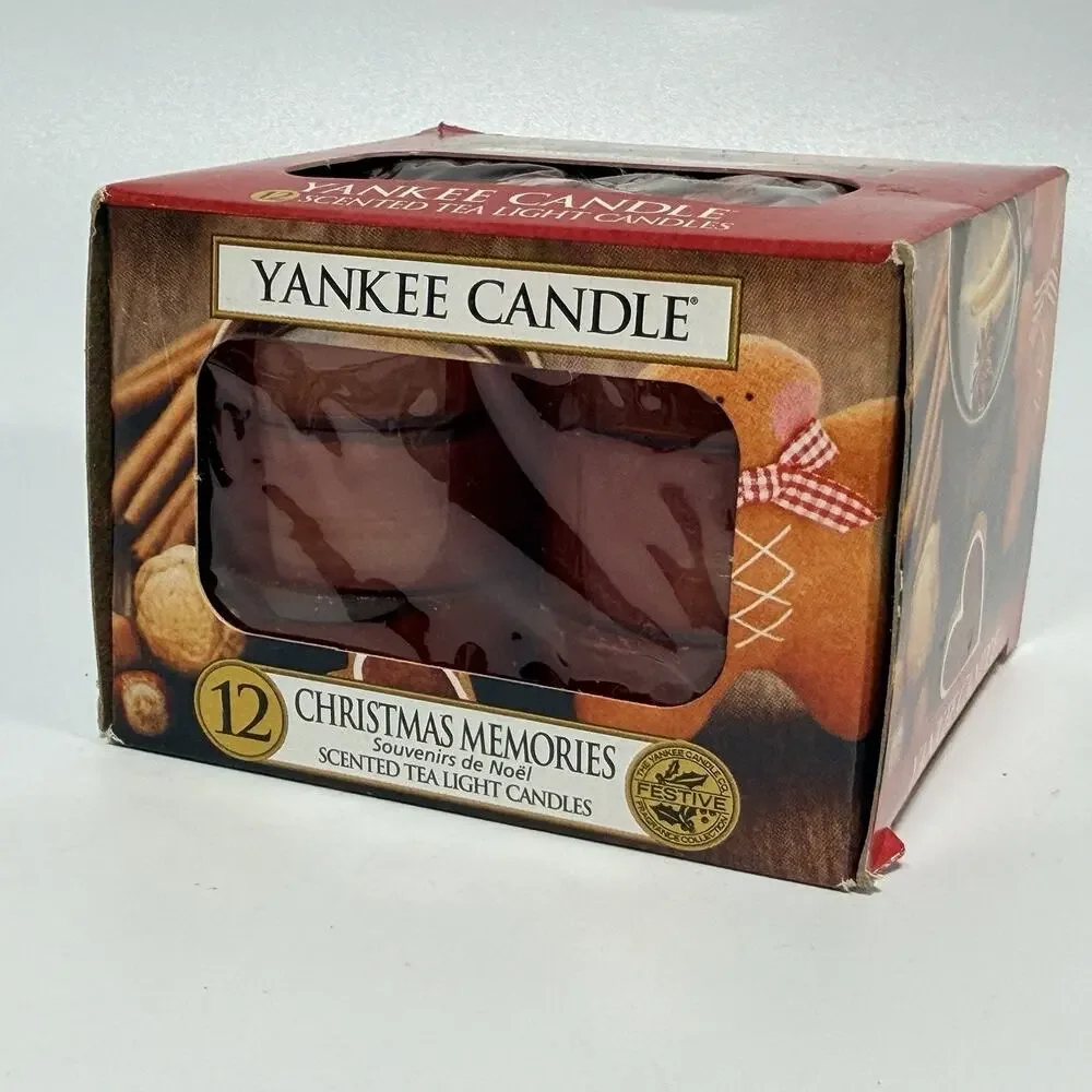 Yankee Candle Christmas Memories 12 Tea Light Candles Discontinued RARE NEW